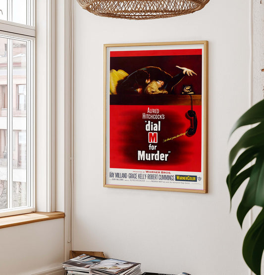 Dial M for Murder – Alfred Hitchcock Movie Poster