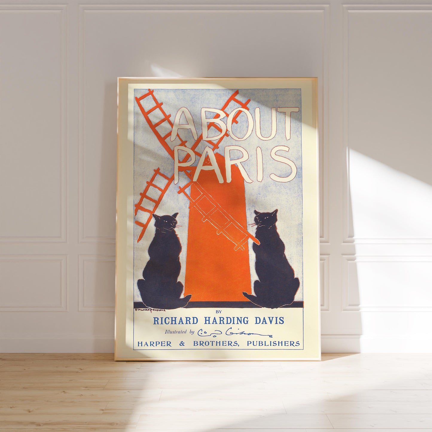 About Paris – Typographic Paris Poster