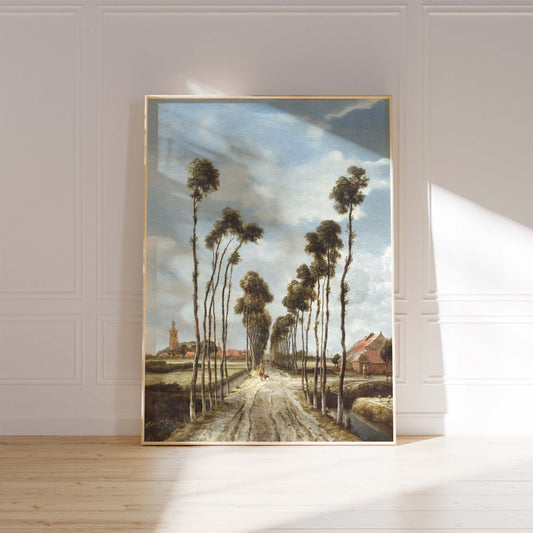 Landscape poster The avenue of Middelharnis