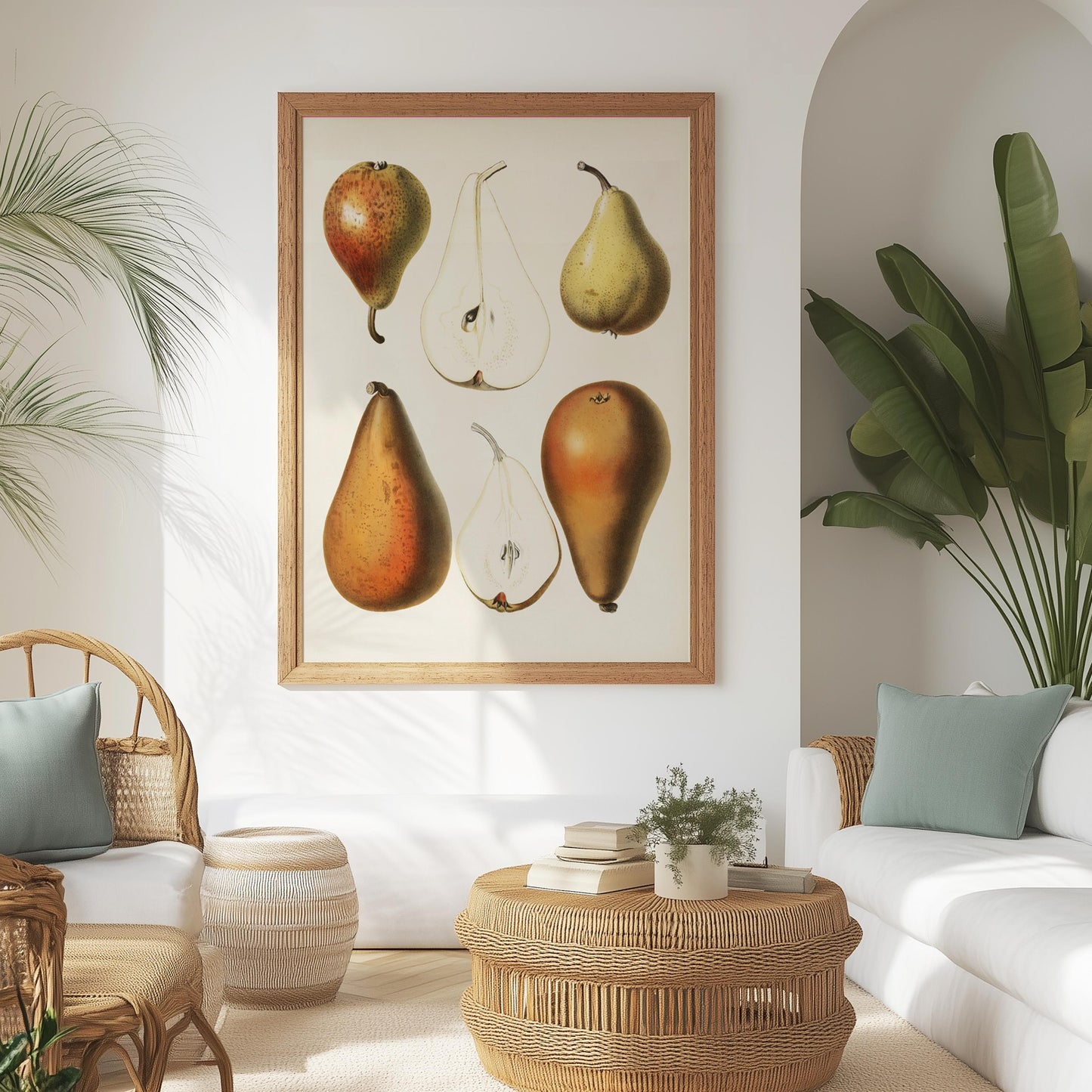 Pear Poster – Botanical Vintage Illustration
