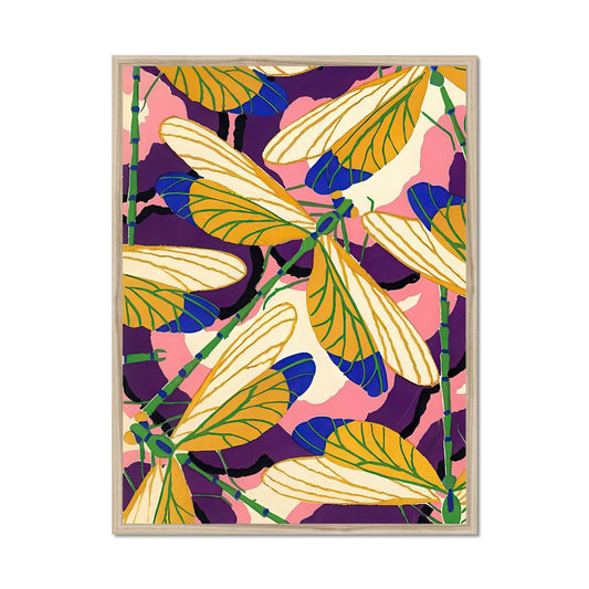 Libelle poster - grafische insecten print