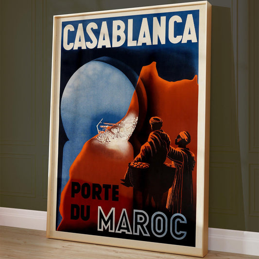 Morocco Poster – Colorful Travel and Culture Print