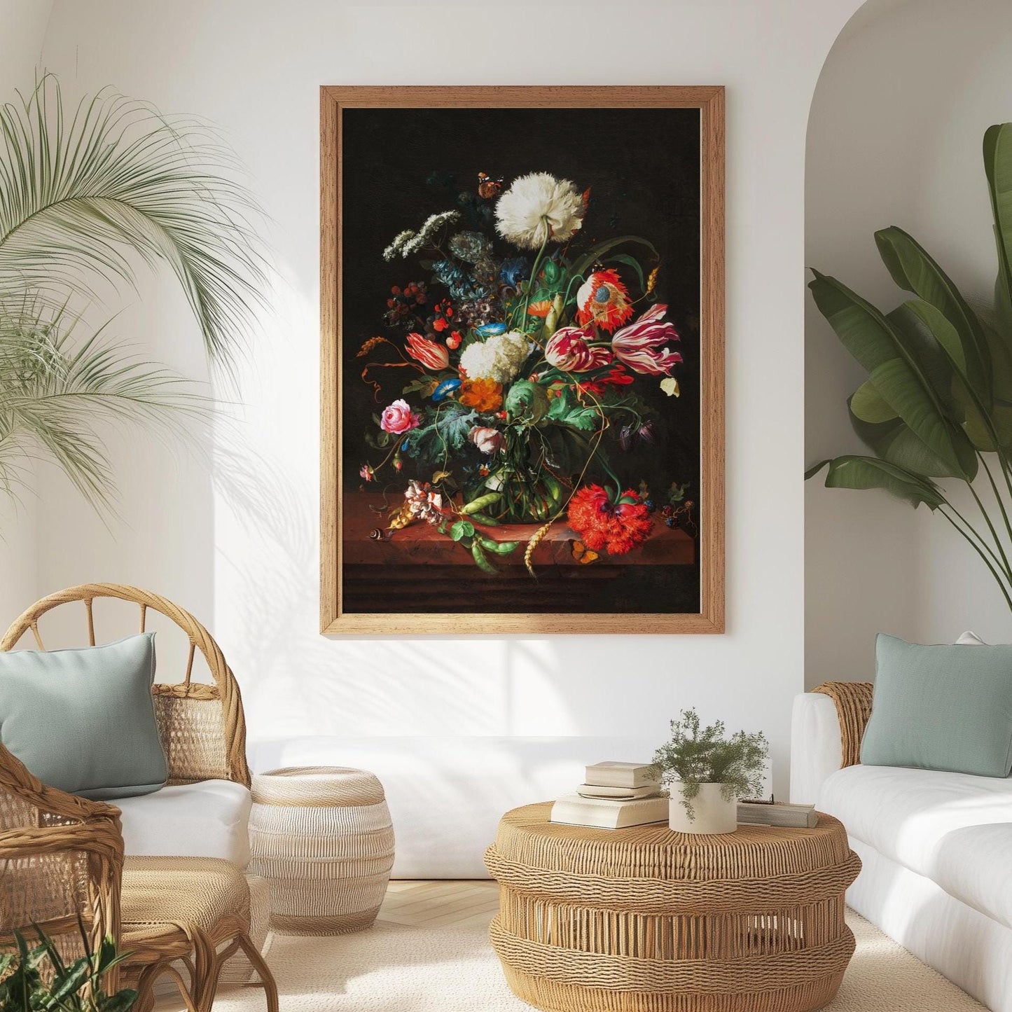 Jan Davidsz de Heem – Bloemenstilleven Poster