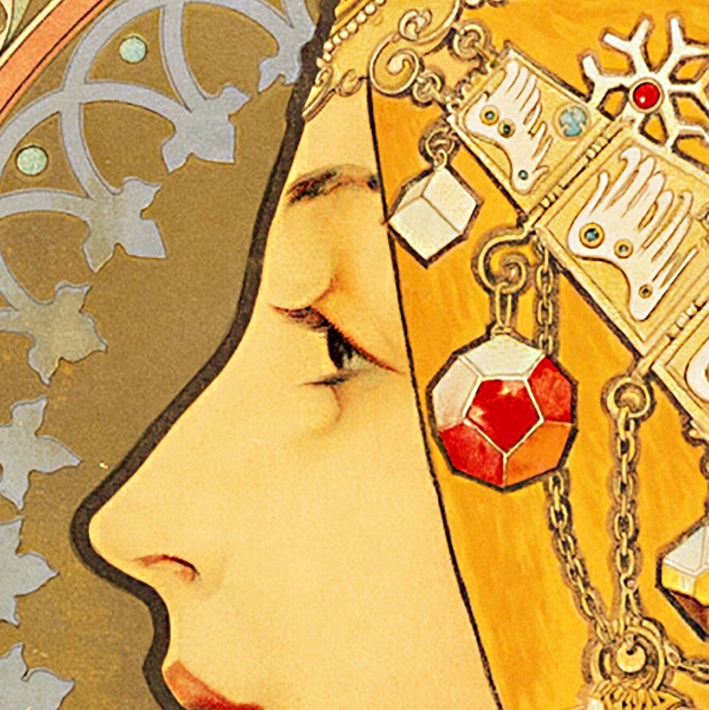 Zodiac Poster by Mucha – Art Nouveau Zodiac Signs Print