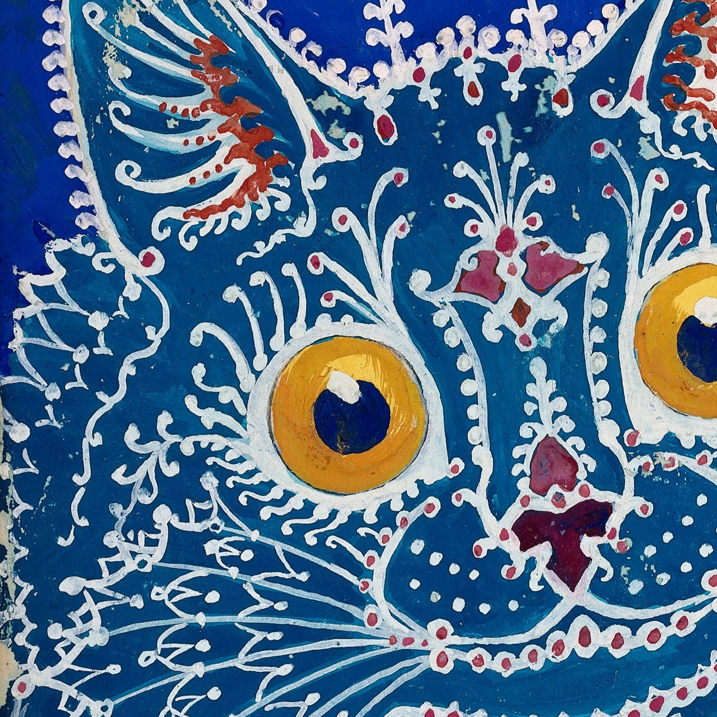 Katzenposter, psychedelischer Druck