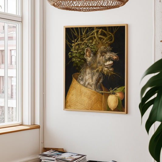 Winter van Giuseppe Arcimboldo poster