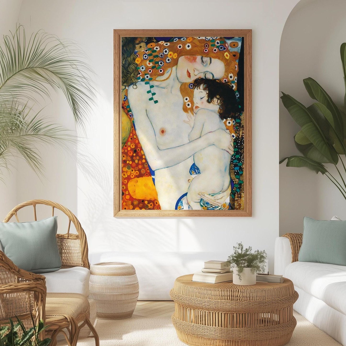 Mother and Child – Gustav Klimt Poster