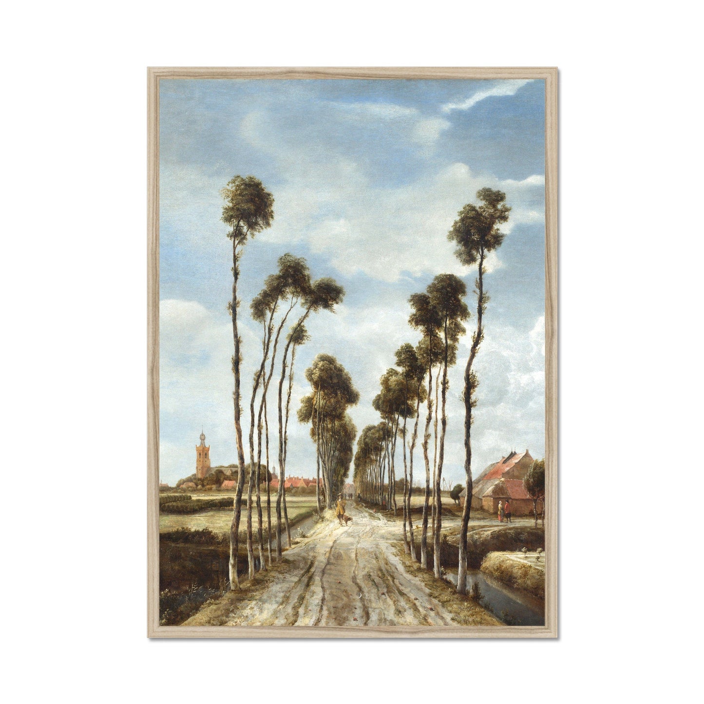 Landschaftsplakat Die Allee von Middelharnis