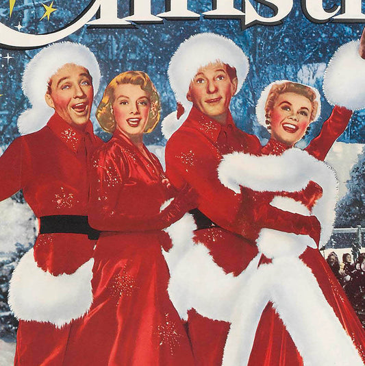 Poster zu „White Christmas“ – Klassischer Filmdruck mit Bing Crosby, 1954