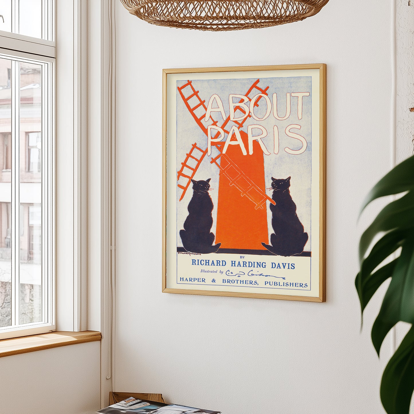 About Paris – Typographic Paris Poster