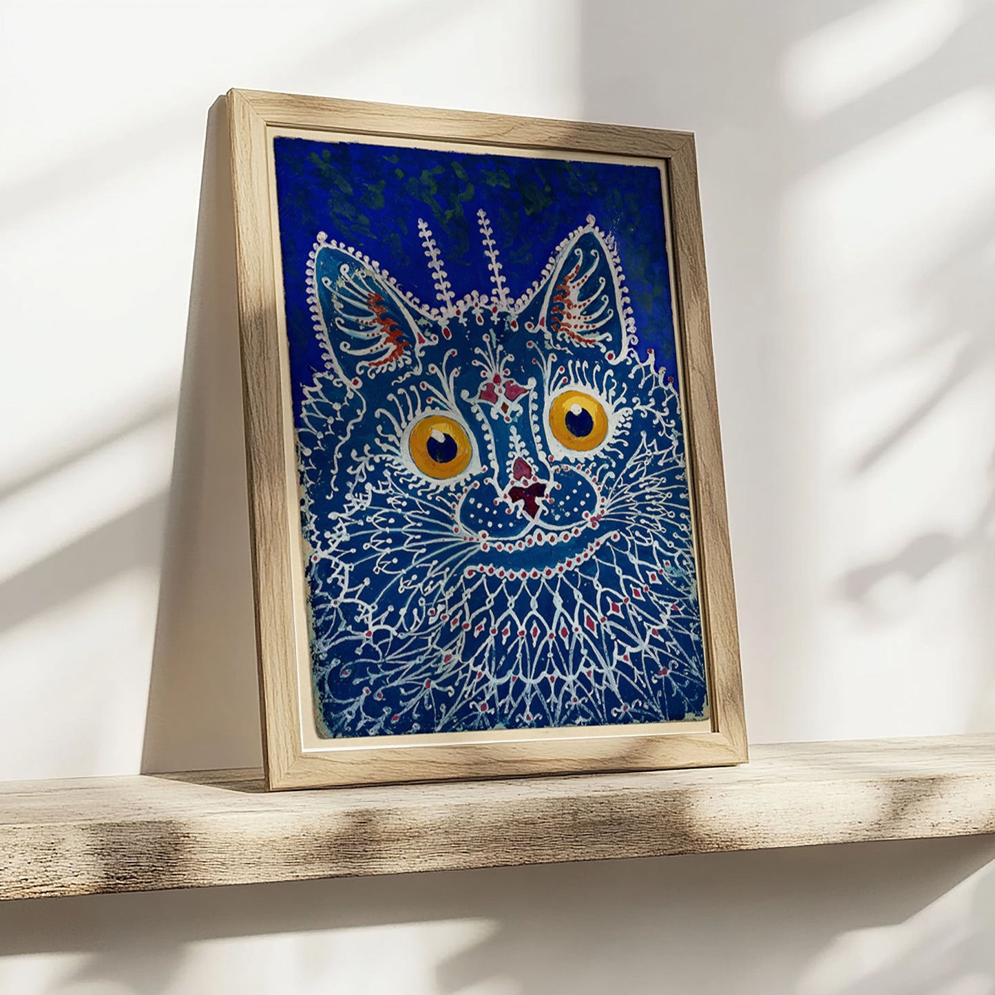 Katzenposter, psychedelischer Druck