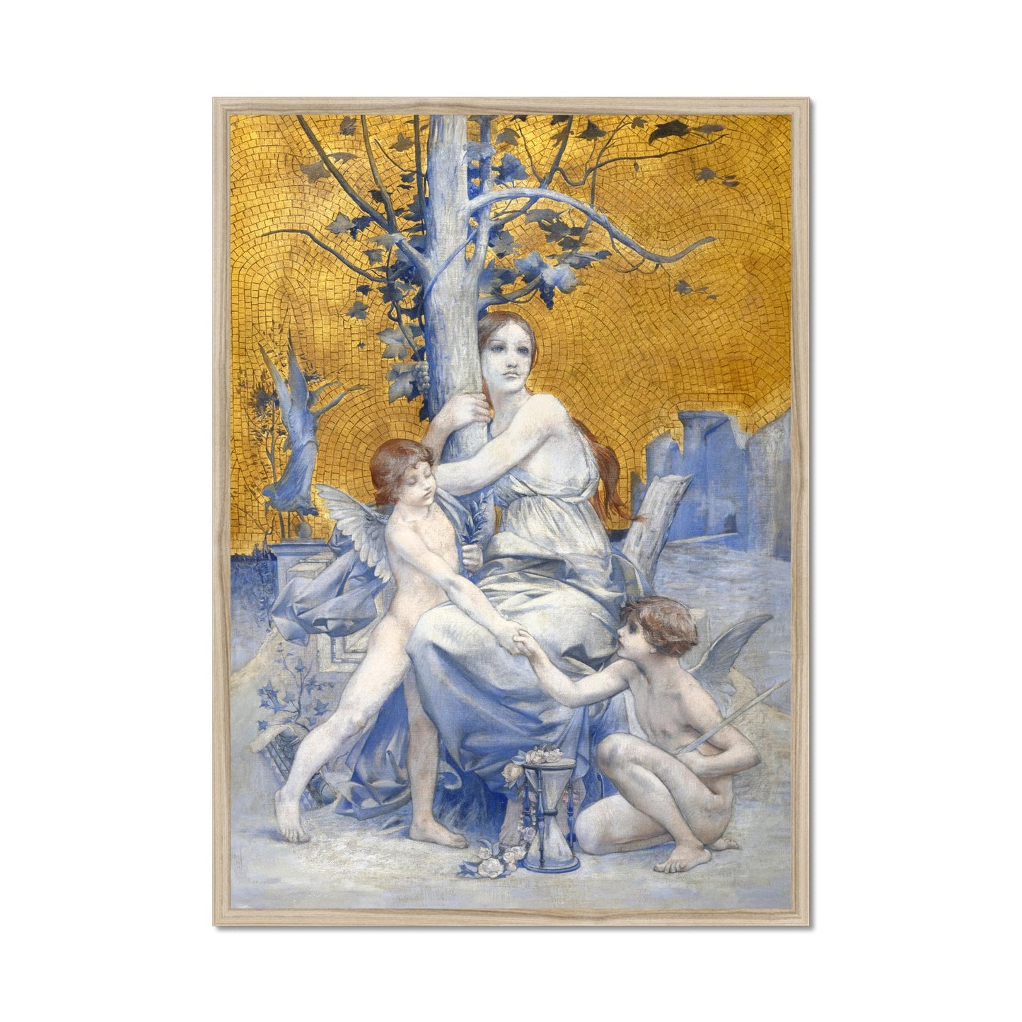 Allegorie van de Tijd – Symbolistische Kunstposter