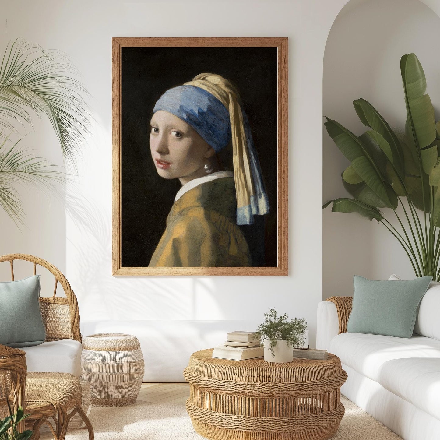 Girl with a Pearl Earring – Johannes Vermeer Reproduction Poster