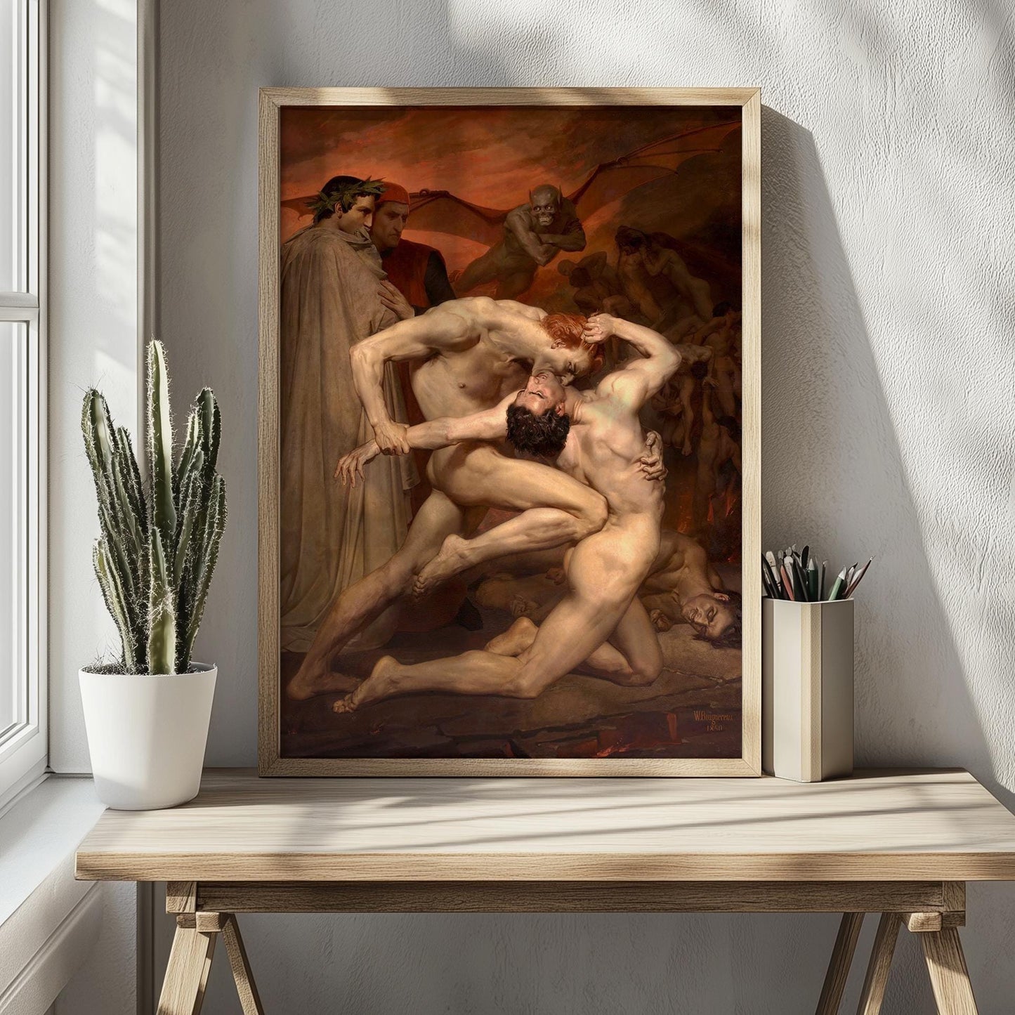 Dante and Virgil poster – Divine Comedy Art Print