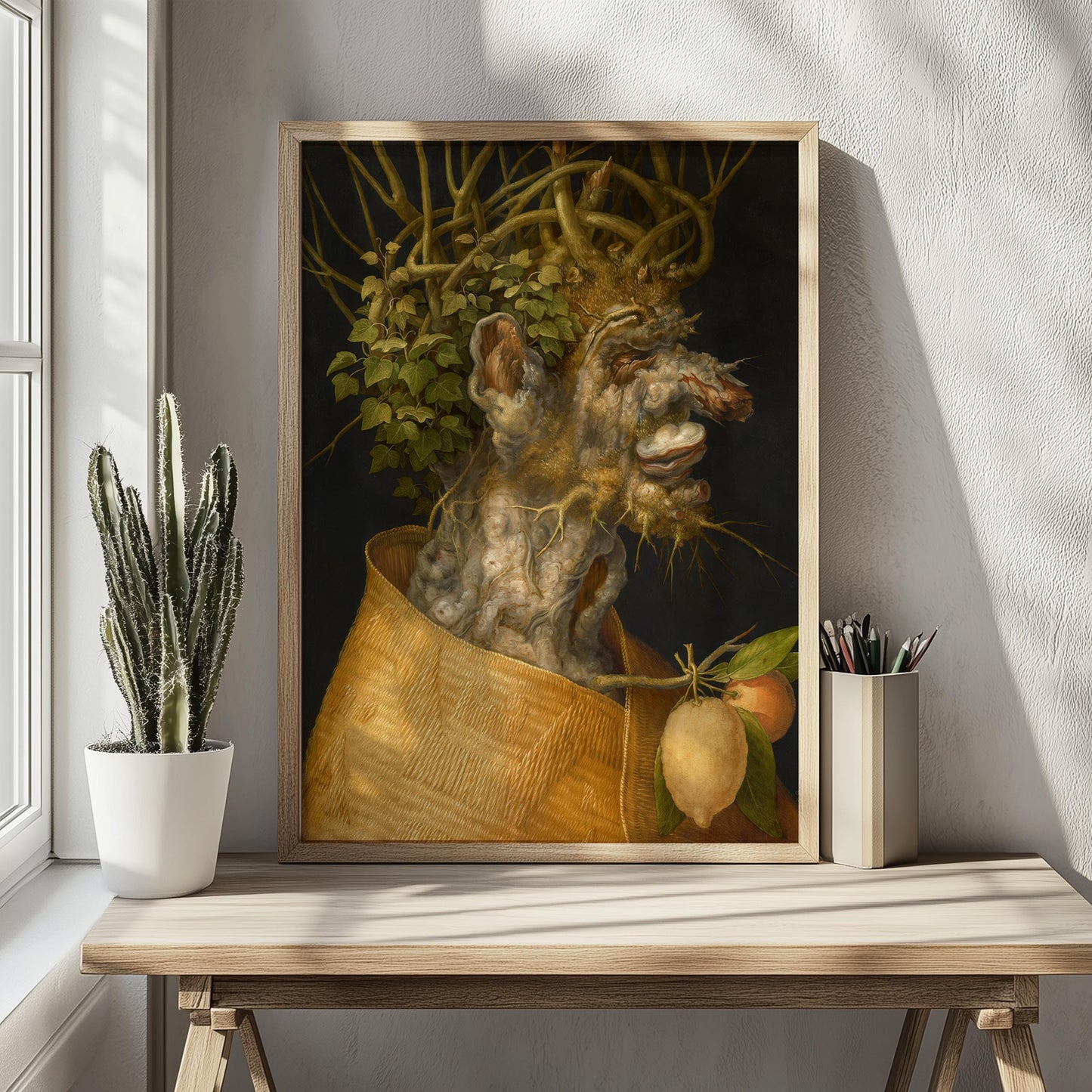 Poster „Winter“ von Giuseppe Arcimboldo