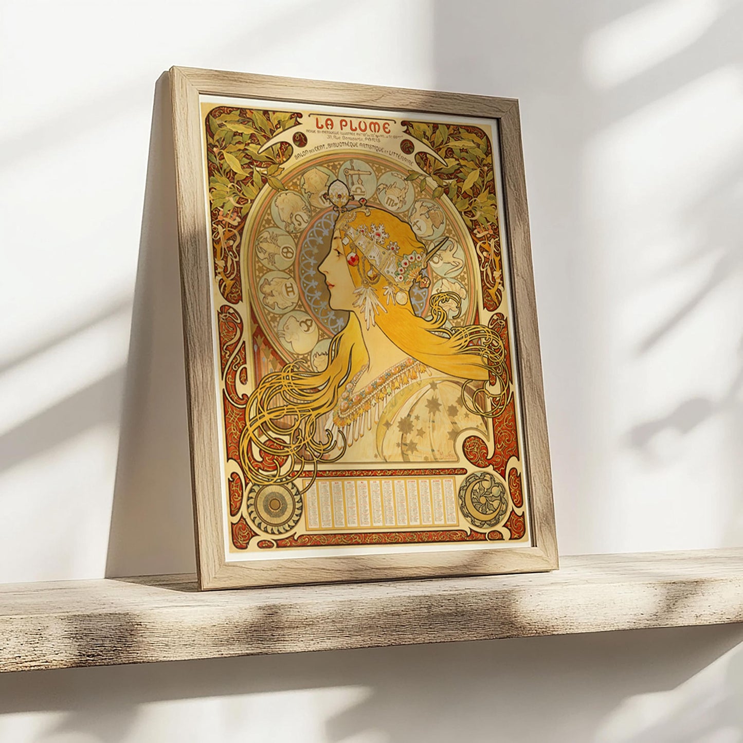 Zodiac Poster by Mucha – Art Nouveau Zodiac Signs Print