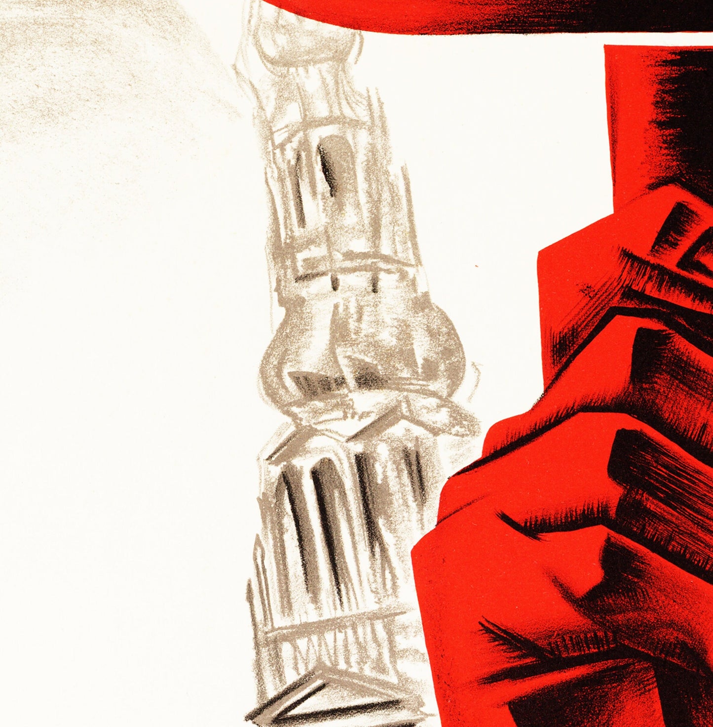 Sozialistisches politisches Plakat – Historischer Propagandadruck