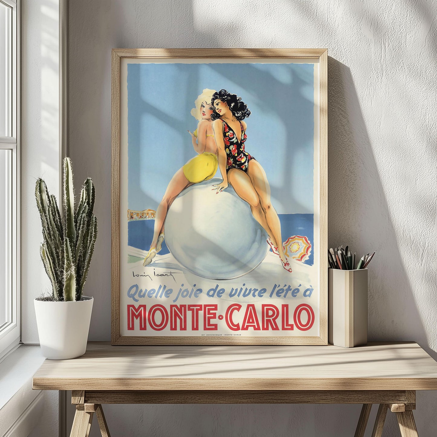 Monte Carlo Poster – Vintage Reiseposter