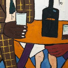 Kleurrijke Harlem Renaissance Kunstposter van William H. Johnson