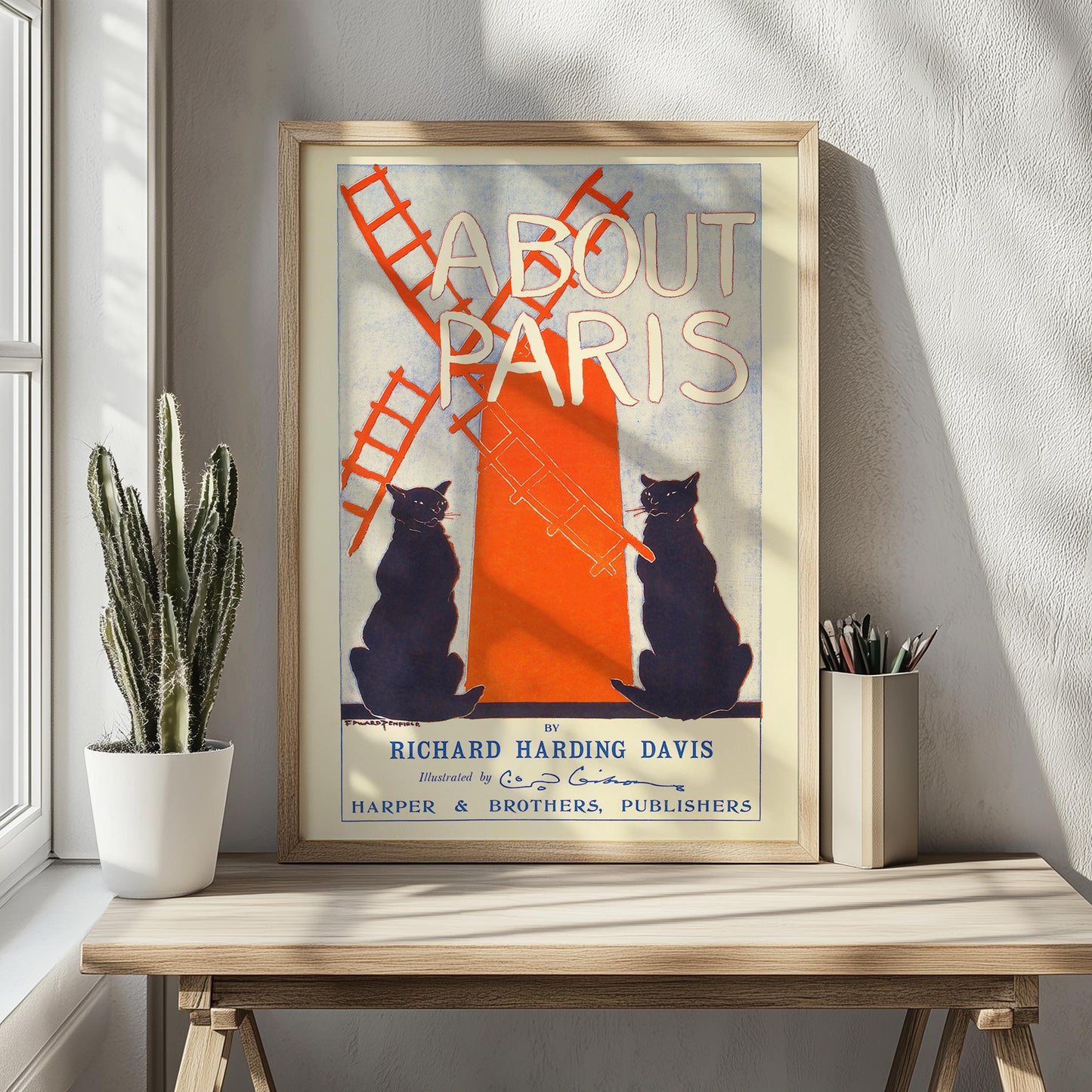 About Paris – Typographic Paris Poster