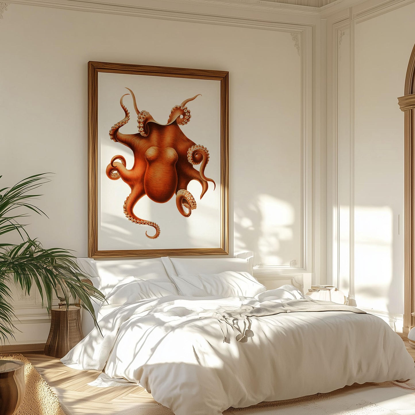 Oktopus Poster - Tintenfisch Druck