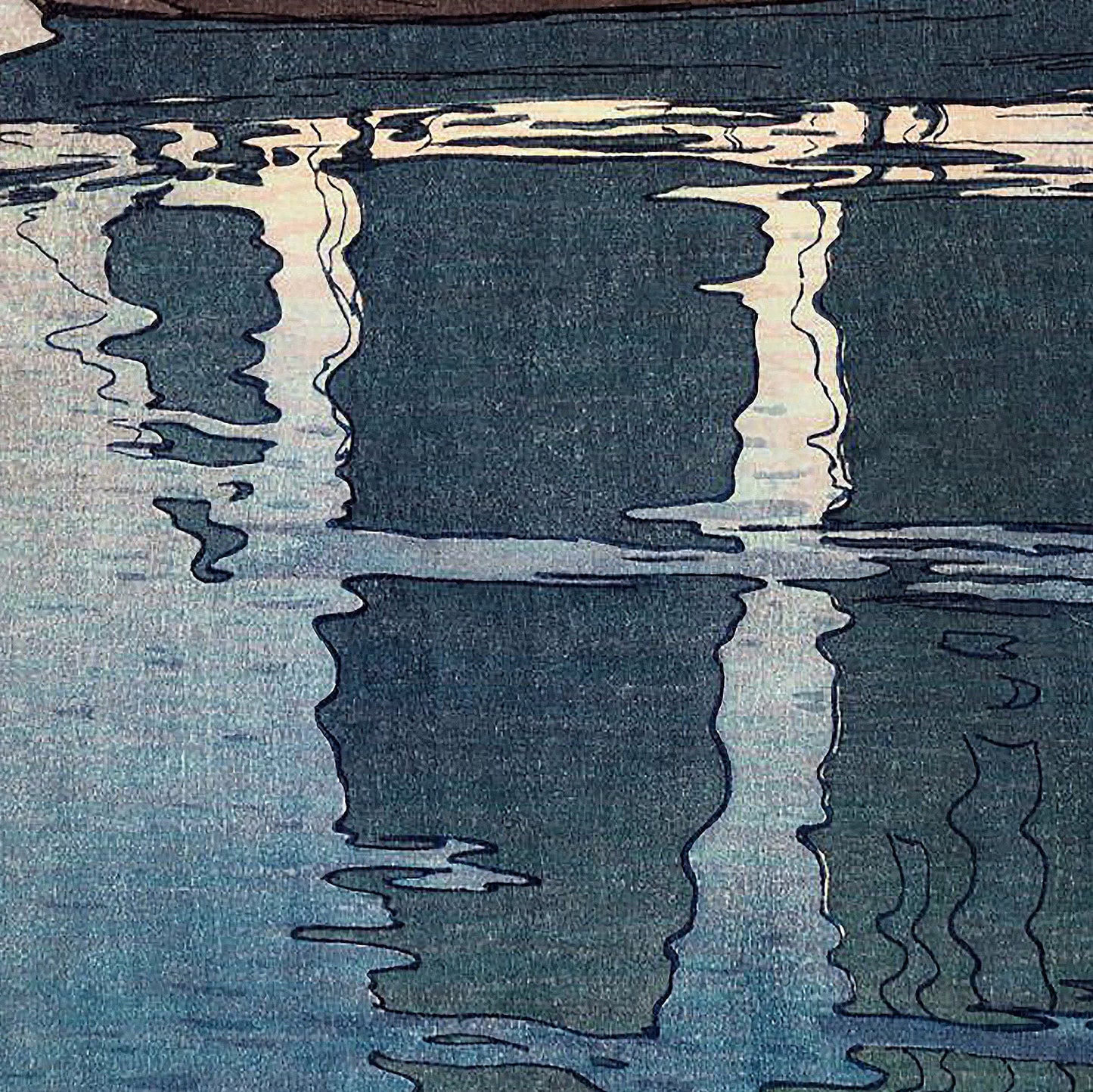 Japanese Boat Poster – Traditional Ukiyo-e Art Print
