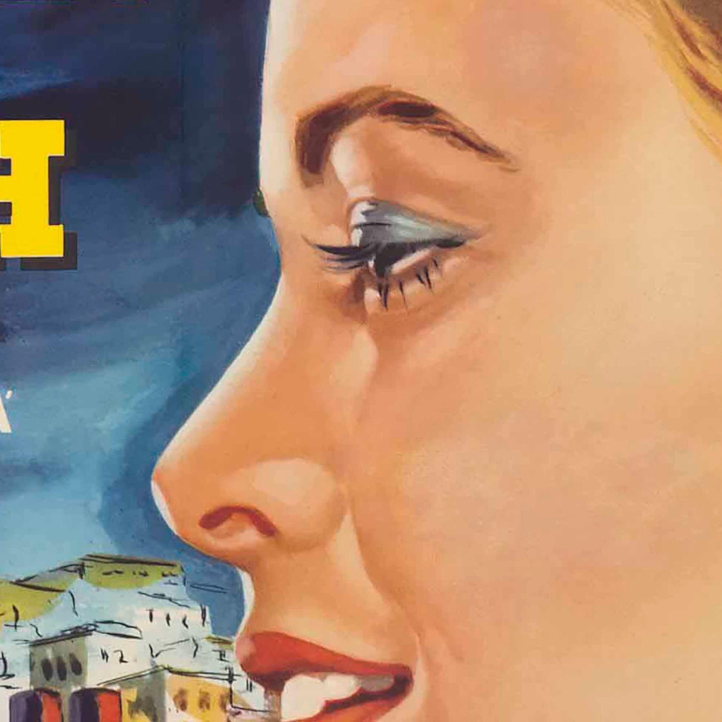 Über den Dächern von Nizza – Alfred Hitchcock Filmplakat