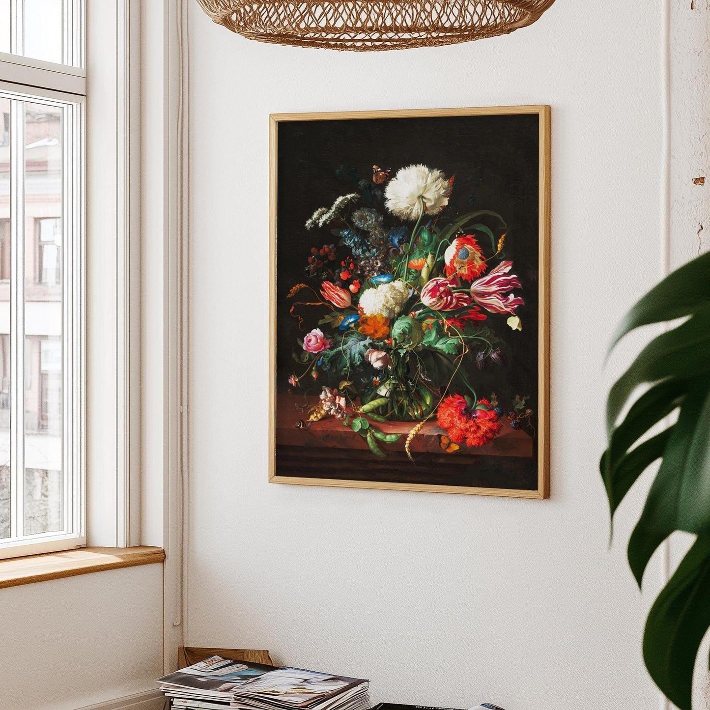 Jan Davidsz de Heem – Bloemenstilleven Poster