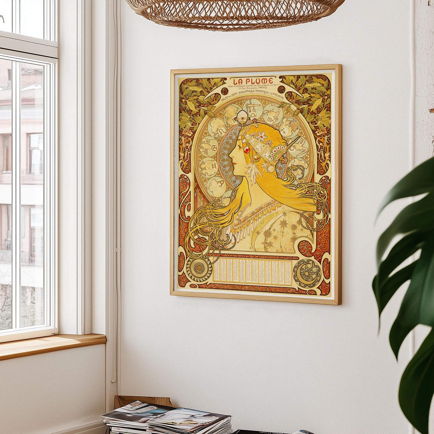 Zodiac Poster by Mucha – Art Nouveau Zodiac Signs Print