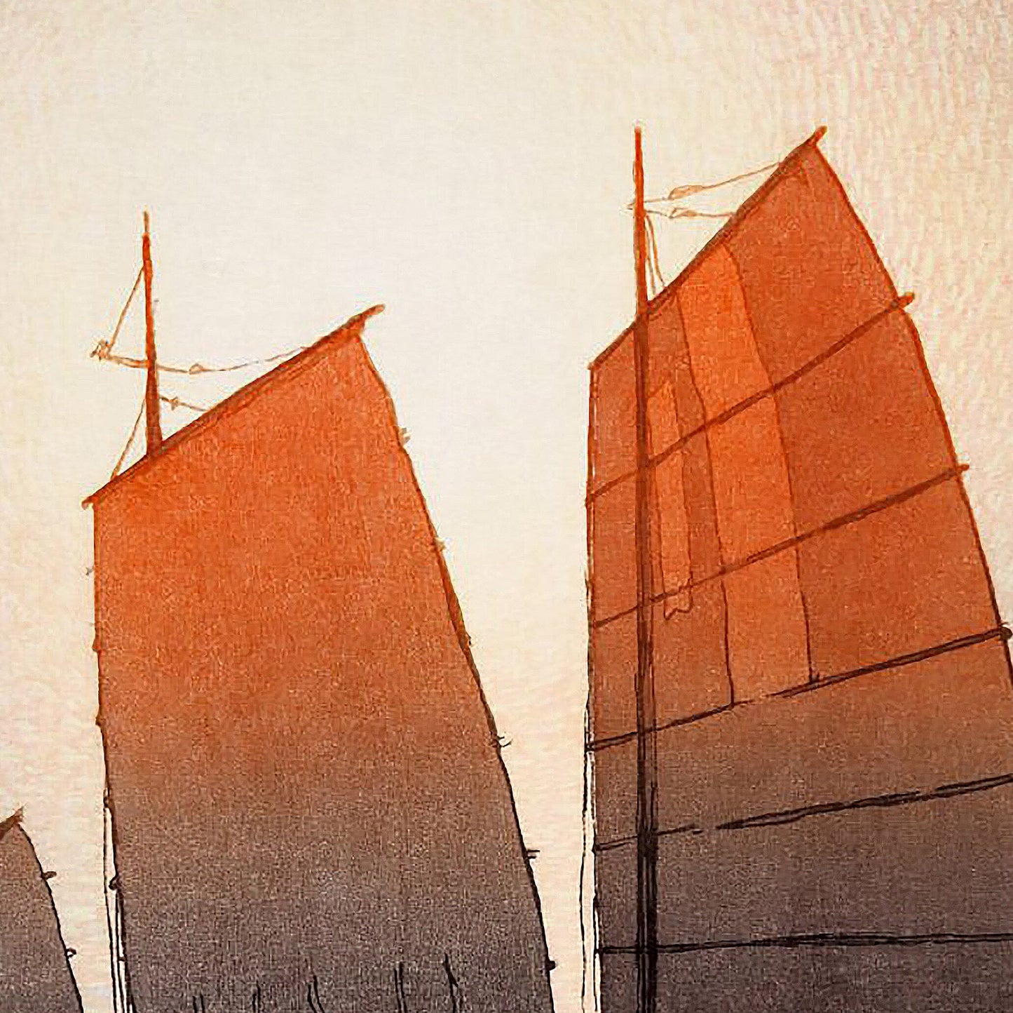 Japanese Boat Poster – Traditional Ukiyo-e Art Print