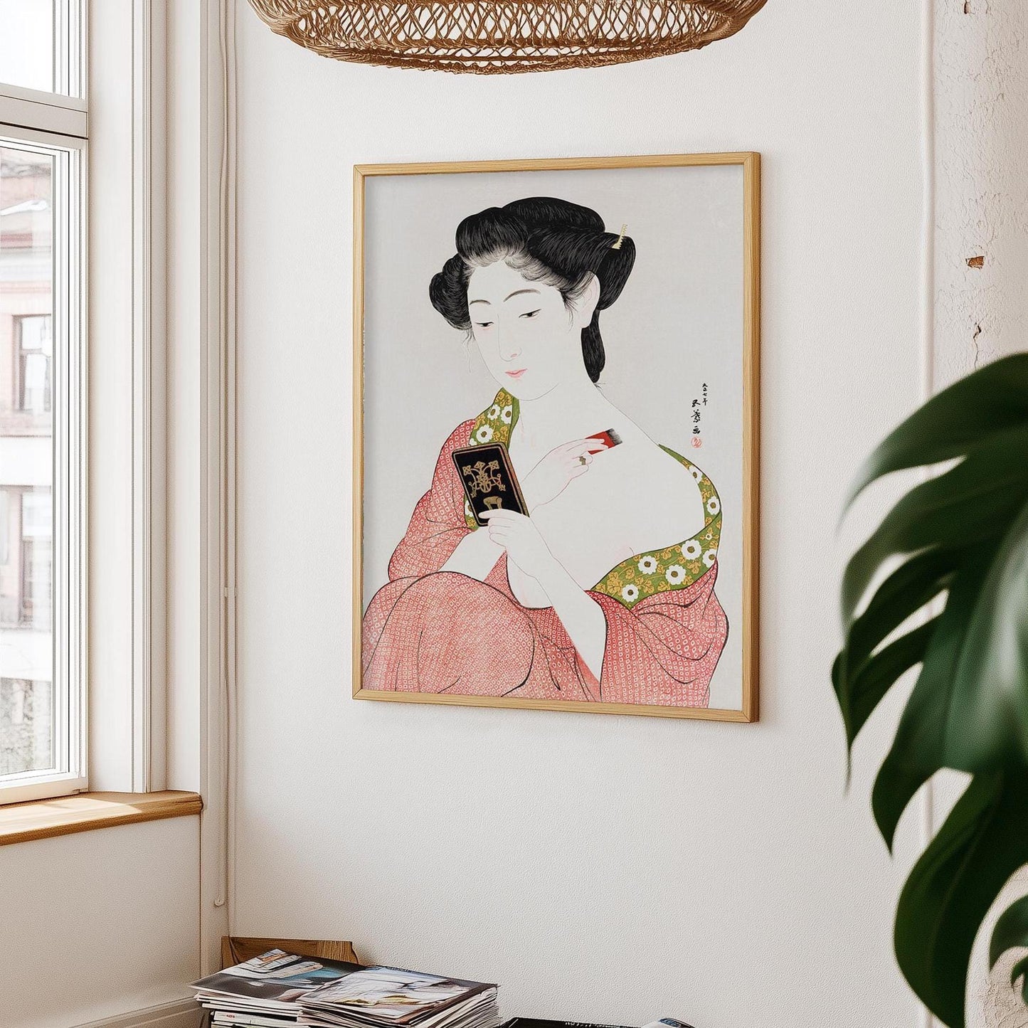 Woman in Kimono – Goyō Hashiguchi, 1918, Japanese woodblock print