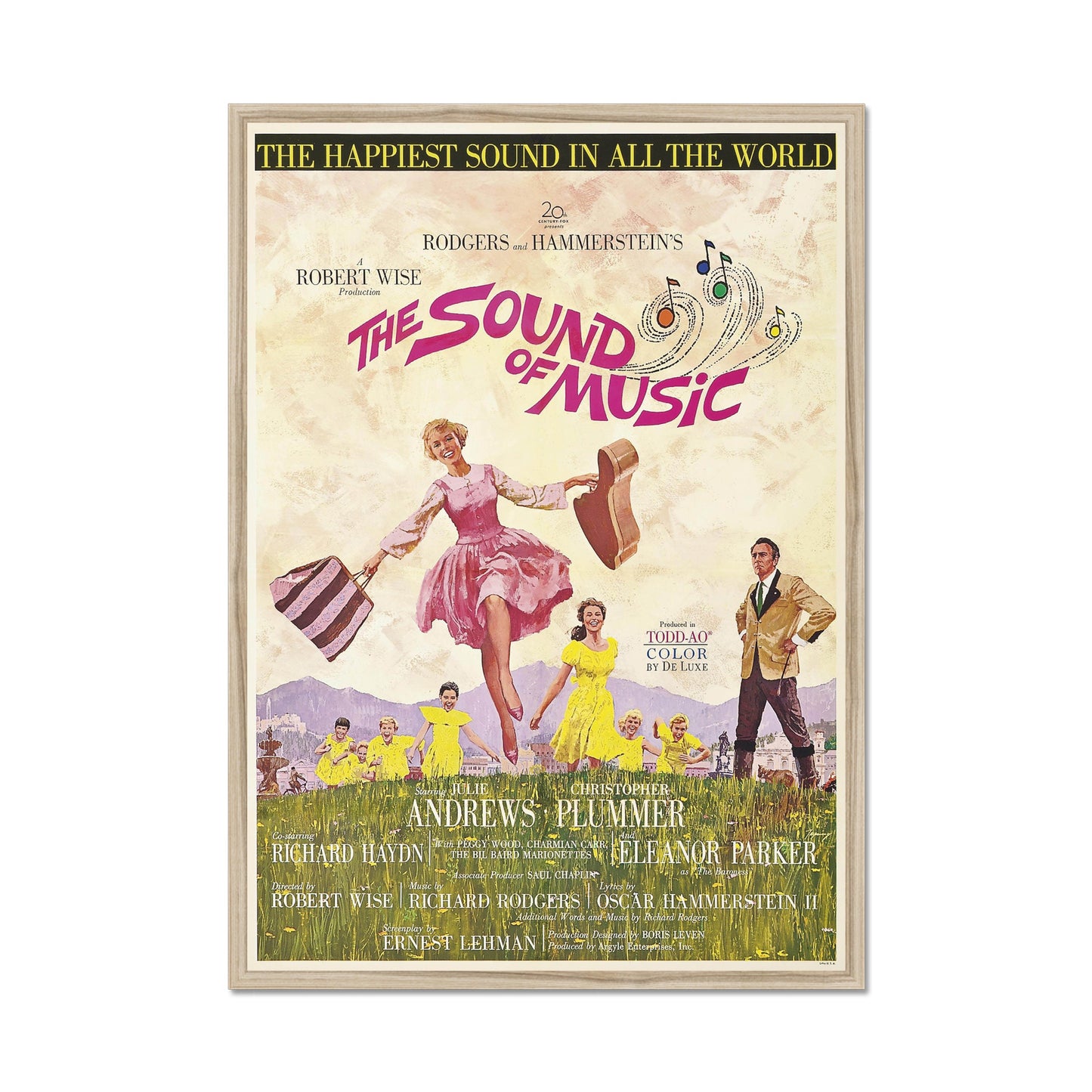 The Sound of Music – Zeitlose Filmplakat-Reproduktion