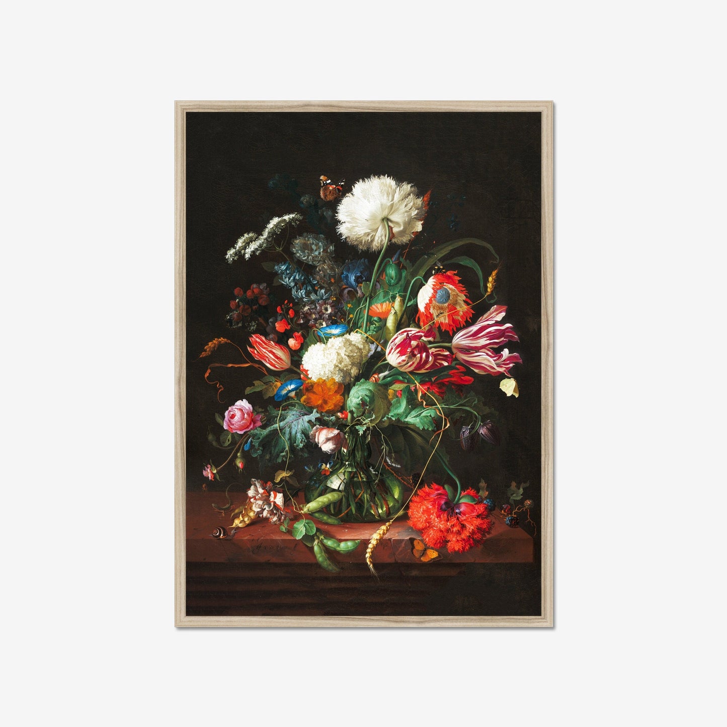Jan Davidsz de Heem – Bloemenstilleven Poster