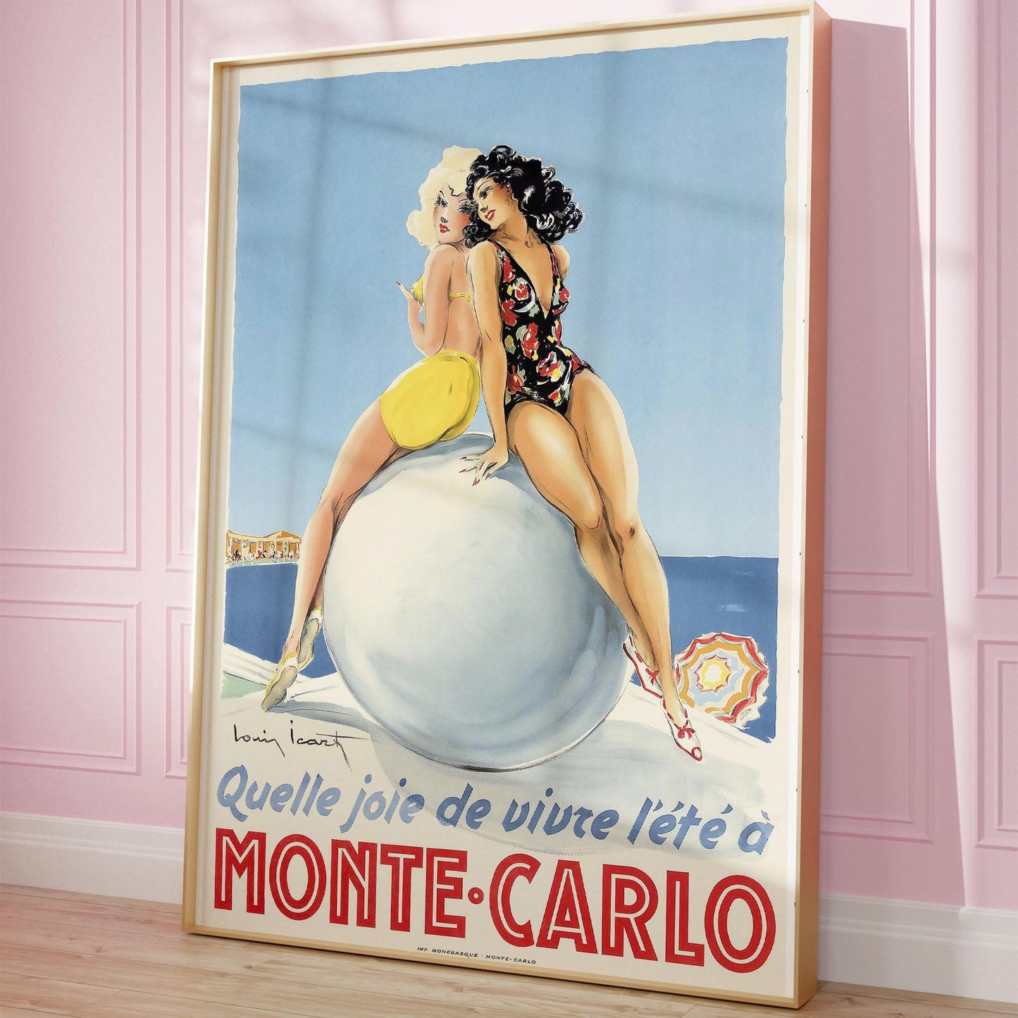 Monte Carlo Poster – Vintage Reiseposter