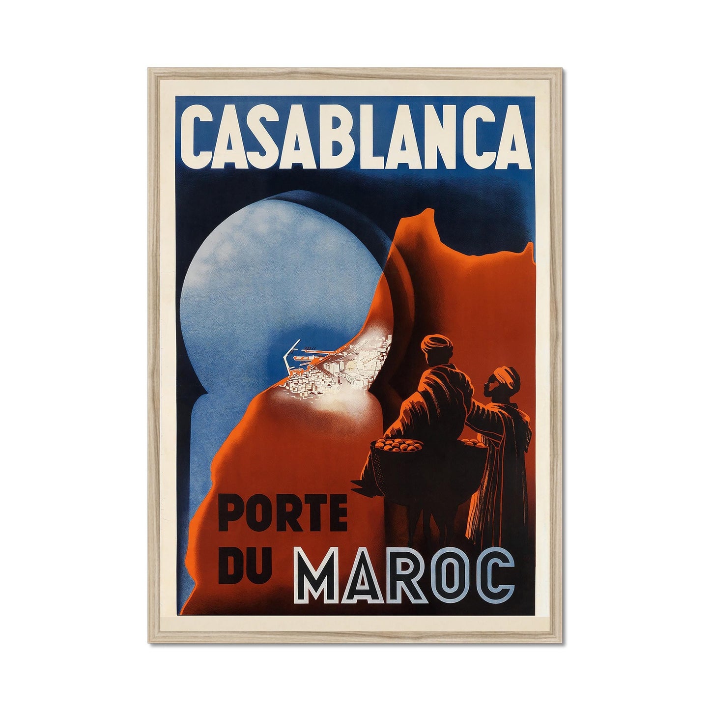 Marokko Poster – Farbenfroher Reise- und Kulturdruck