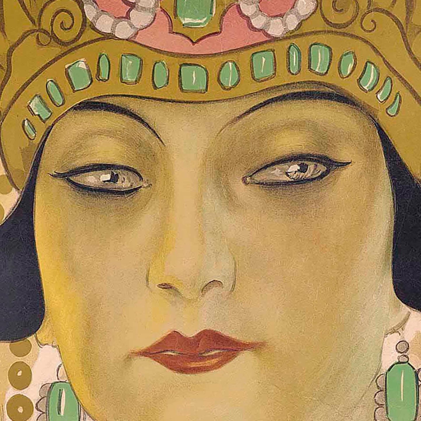 Turandot-Plakat – Leopoldo Metlicovitz, Jugendstil-Opernplakat