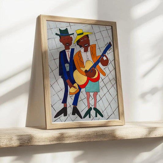 William H. Johnson-Plakat – Blinde Musiker, Harlem Renaissance