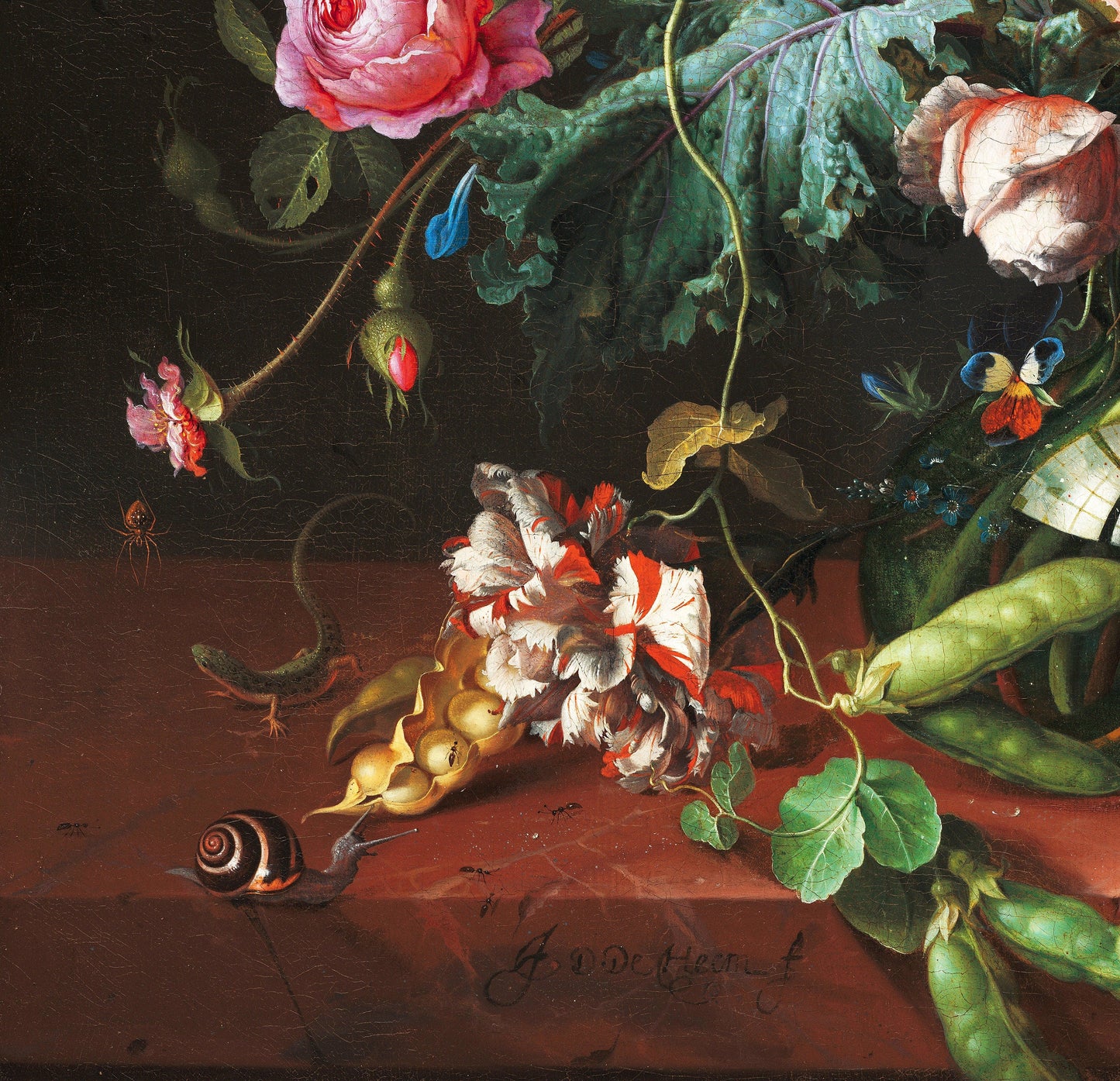 Jan Davidsz de Heem – Bloemenstilleven Poster