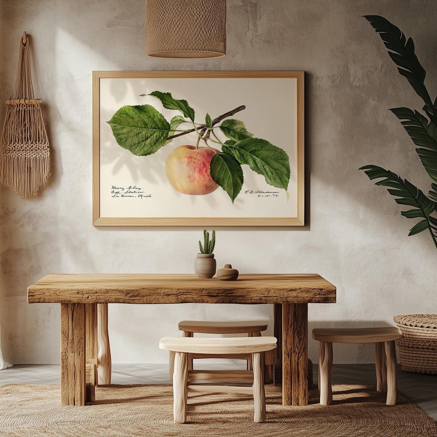 Apple poster – Vintage botanical print