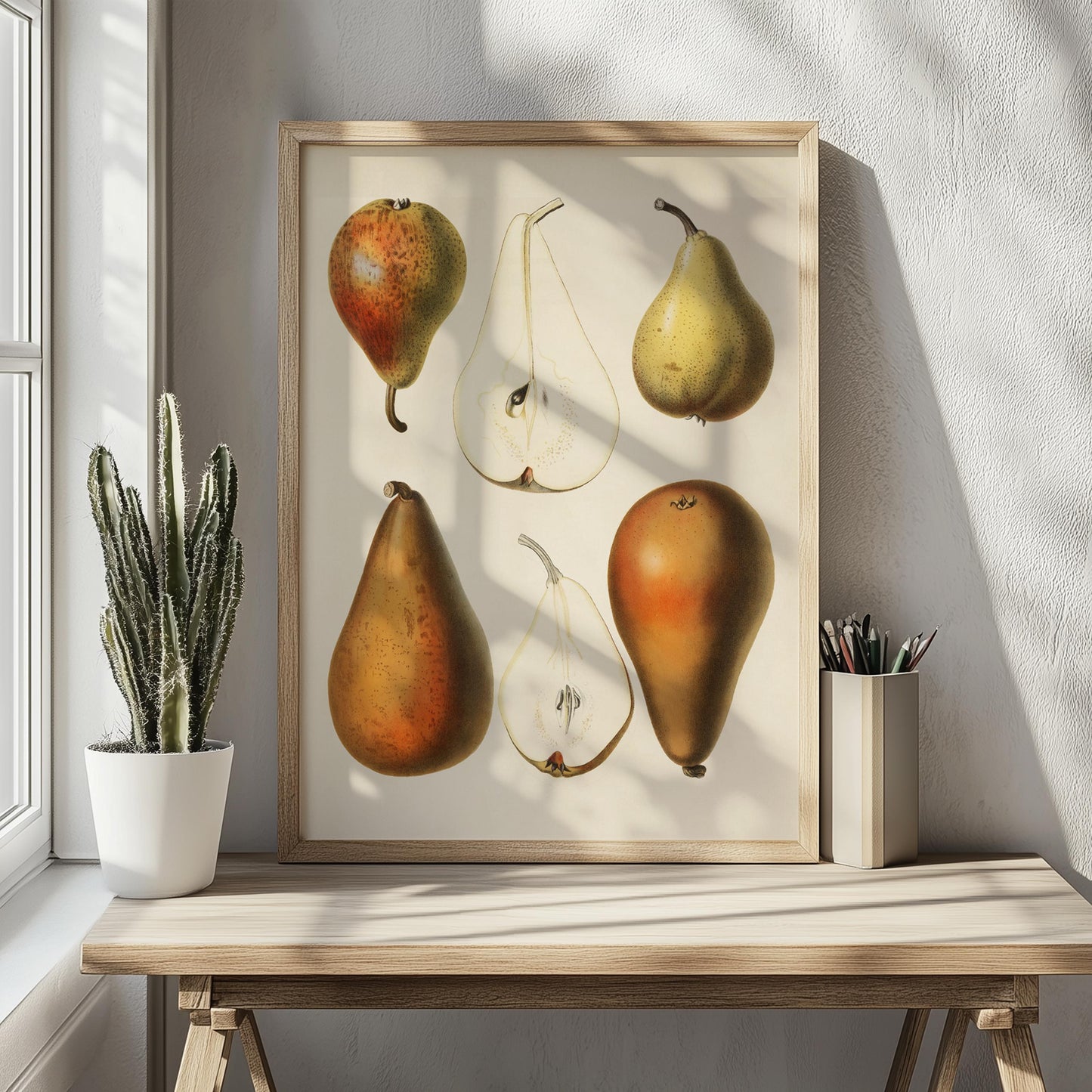 Pear Poster – Botanical Vintage Illustration