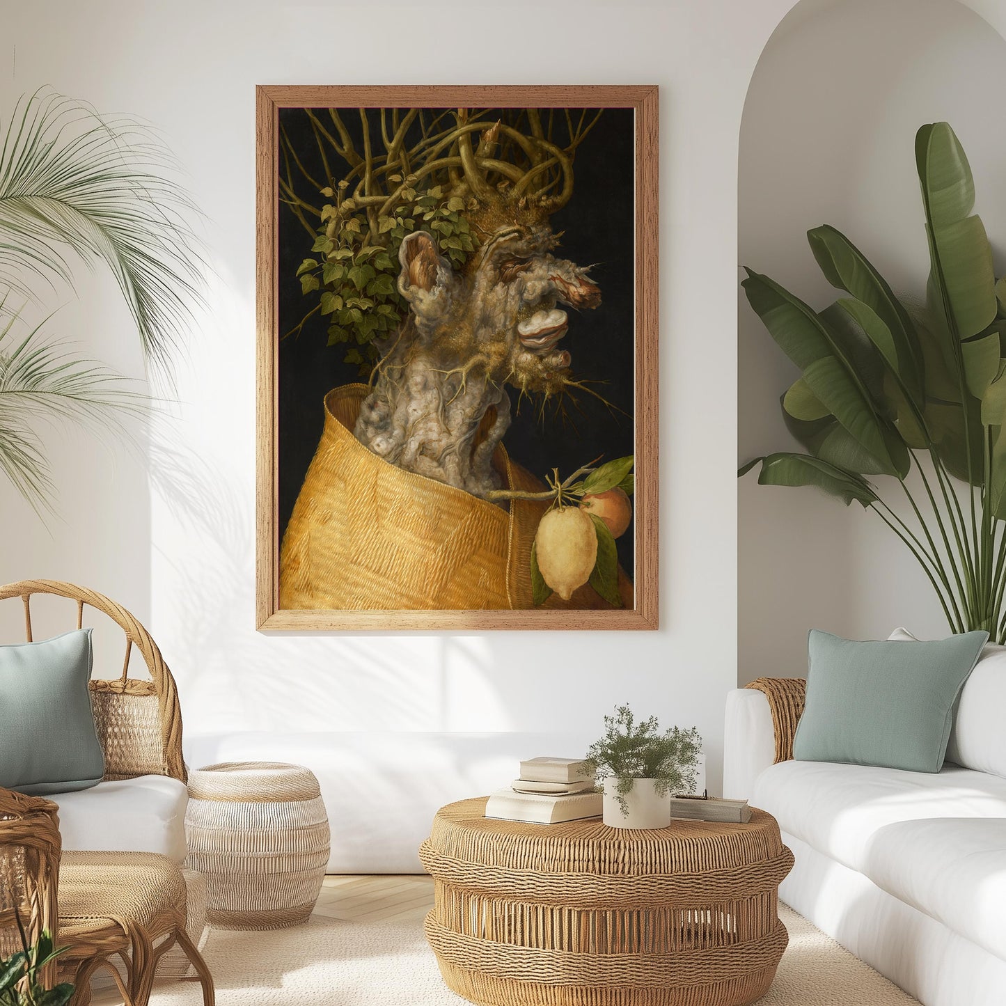 Poster „Winter“ von Giuseppe Arcimboldo