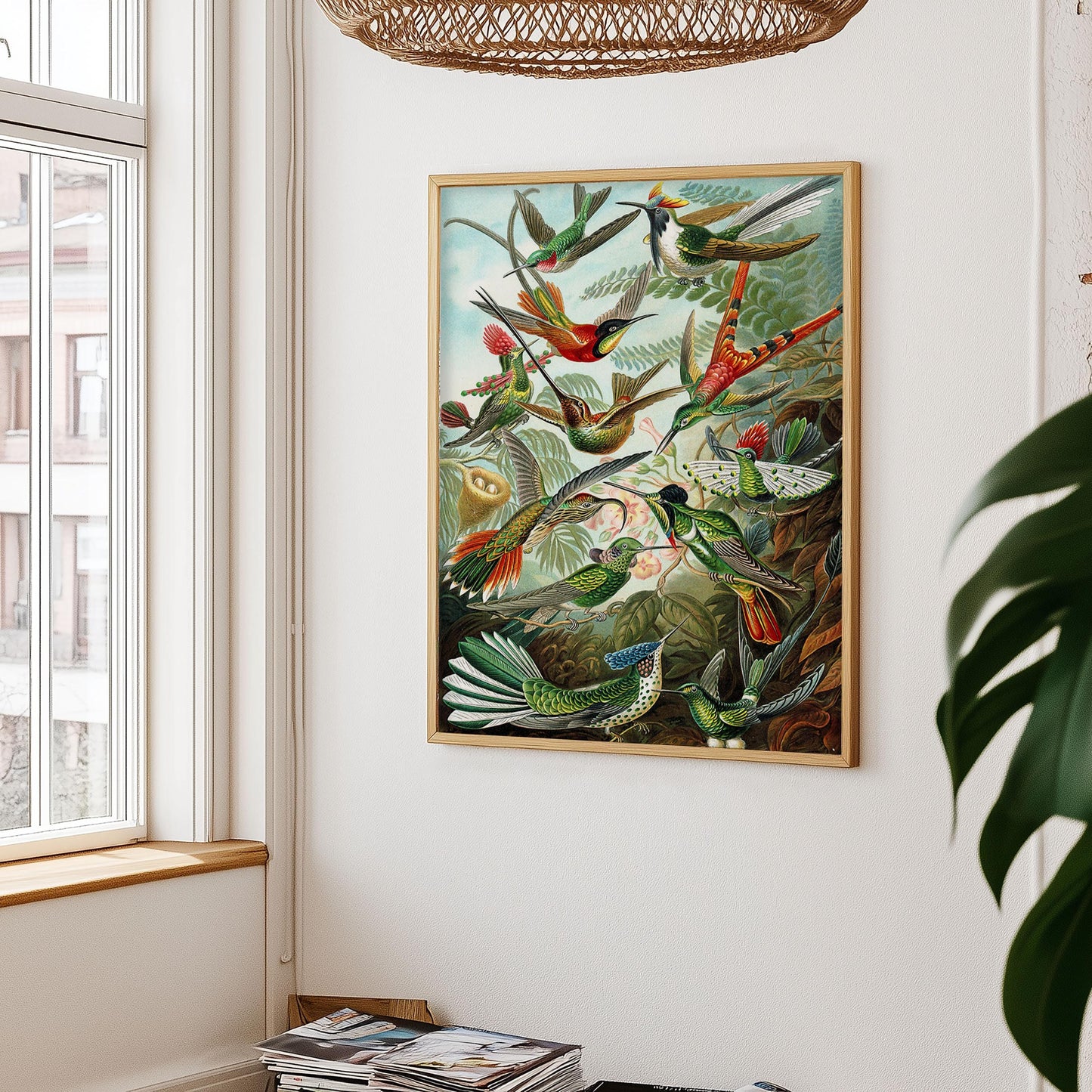 Kolibri-Plakat – Ernst Haeckel, 1904, Vintage-Naturillustration