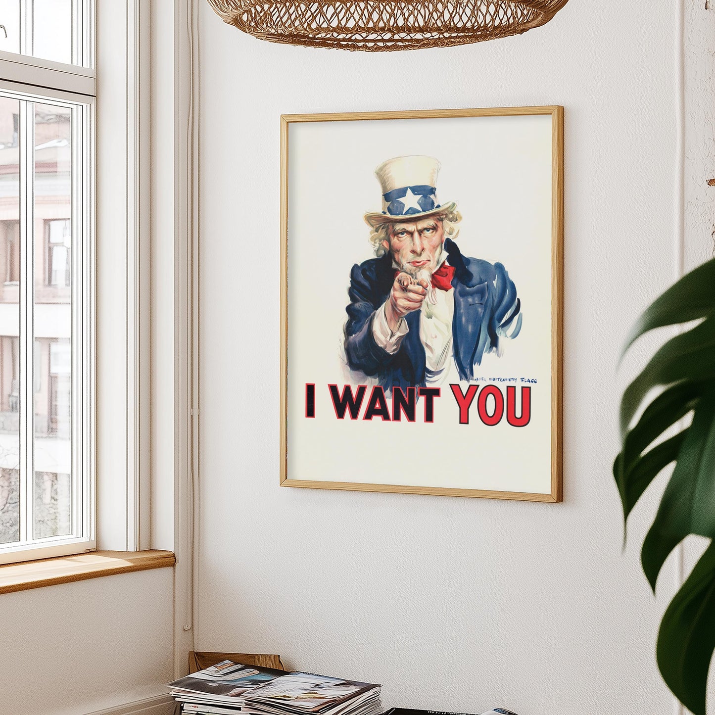 I Want You – Uncle Sam Recruitment Poster (WWI Propaganda)