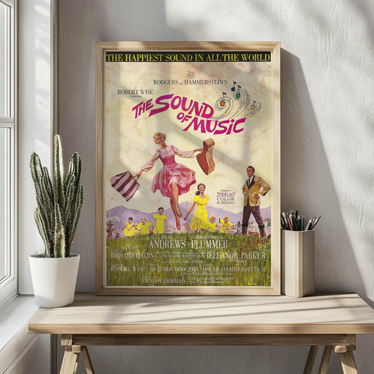 The Sound of Music – Zeitlose Filmplakat-Reproduktion
