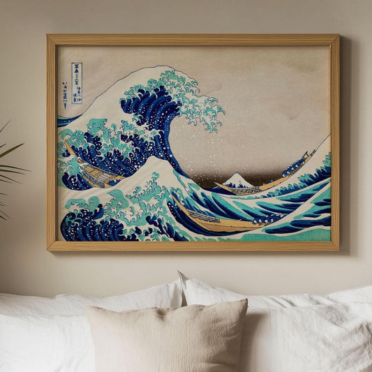 The Great Wave – Japanese Art Poster by Hokusai