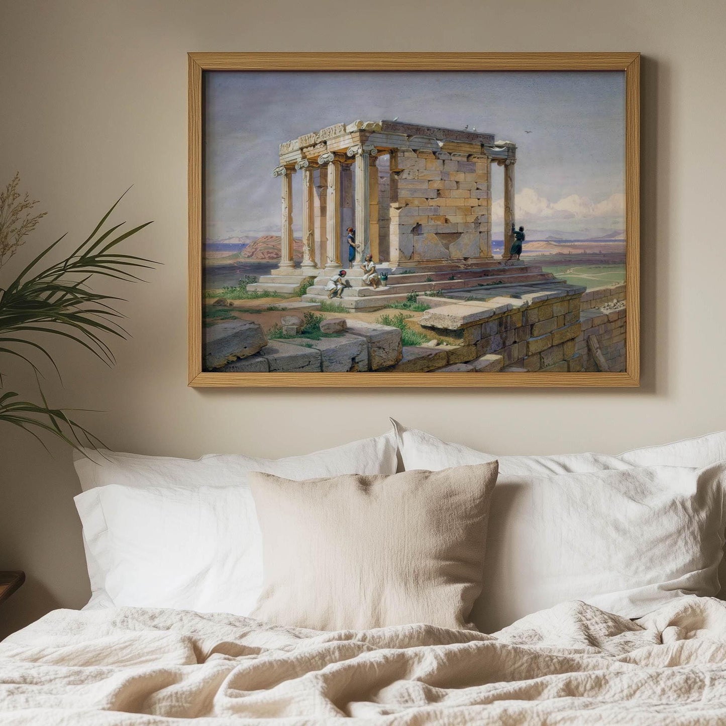 Tempel der Athena Nike – Klassisches Architekturplakat von Carl Werner (1877)
