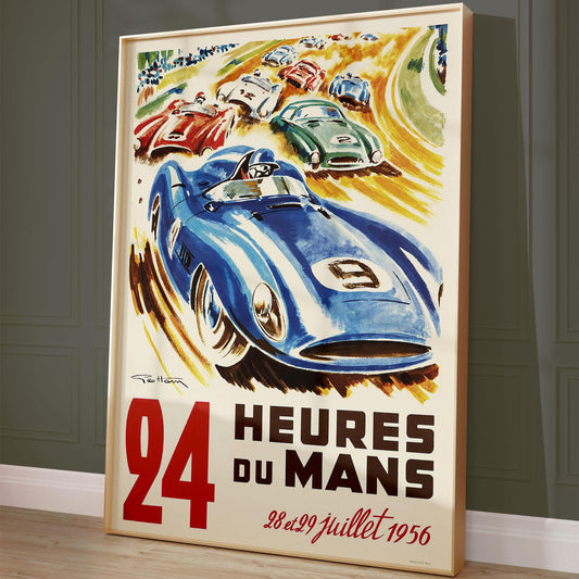 Le Mans-Poster, 24 Stunden von Le Mans-Druck