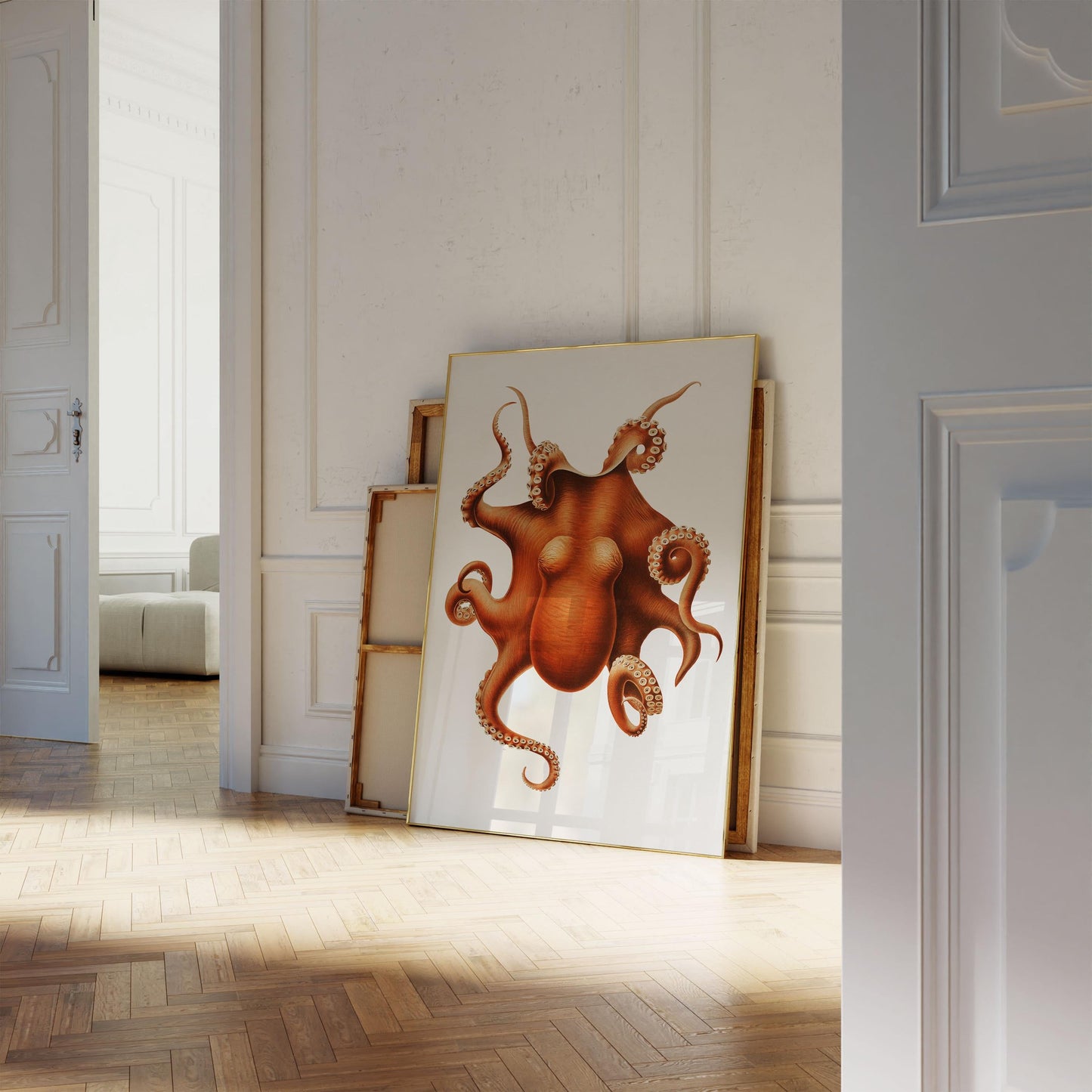 Oktopus Poster - Tintenfisch Druck