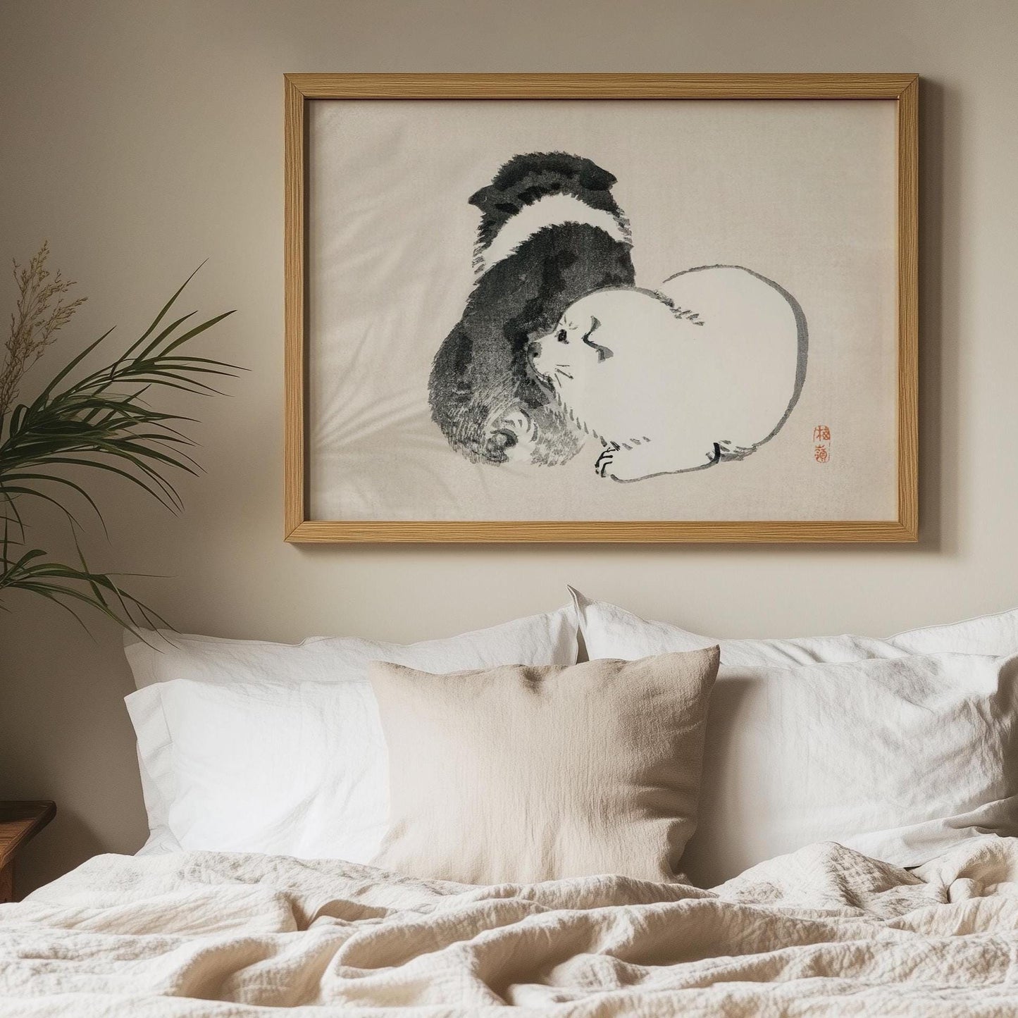 Puppies poster, Japanse kunst