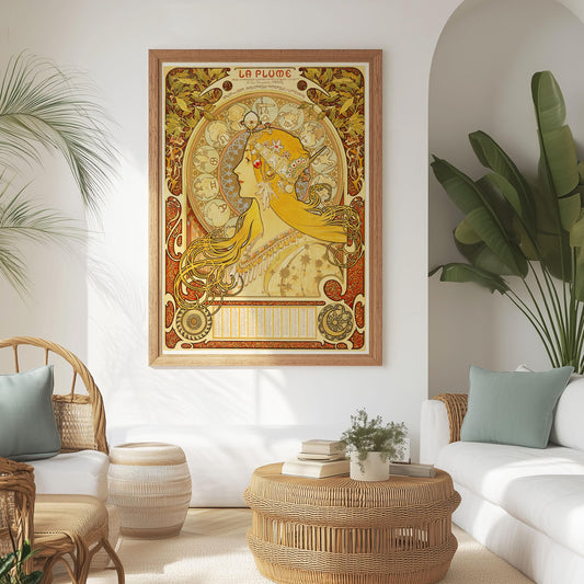Zodiac Poster by Mucha – Art Nouveau Zodiac Signs Print